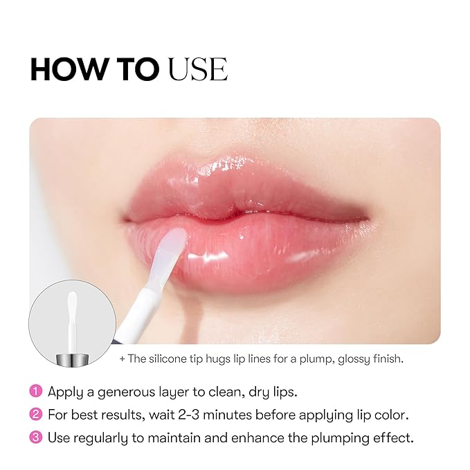 VTCOSMETICS Reedle Shot Lip Plumper, 0.15 oz (4.3 g), Moisturizing, Transparent, Lip Gloss, Fragrance-free, Korean Cosmetics (Expert)