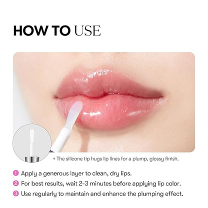 VTCOSMETICS Reedle Shot Lip Plumper, 0.15 oz (4.3 g), Moisturizing, Transparent, Lip Gloss, Fragrance-free, Korean Cosmetics (Expert)