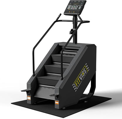 Fitvids Stair Stepper Machine, Commercial Grade Stair Climber with 15 Resistance Levels, Continuous Stair Stepping Machine for Cardio and Lower Body Workouts, LED Screen, Exercise Machine for Home Gym