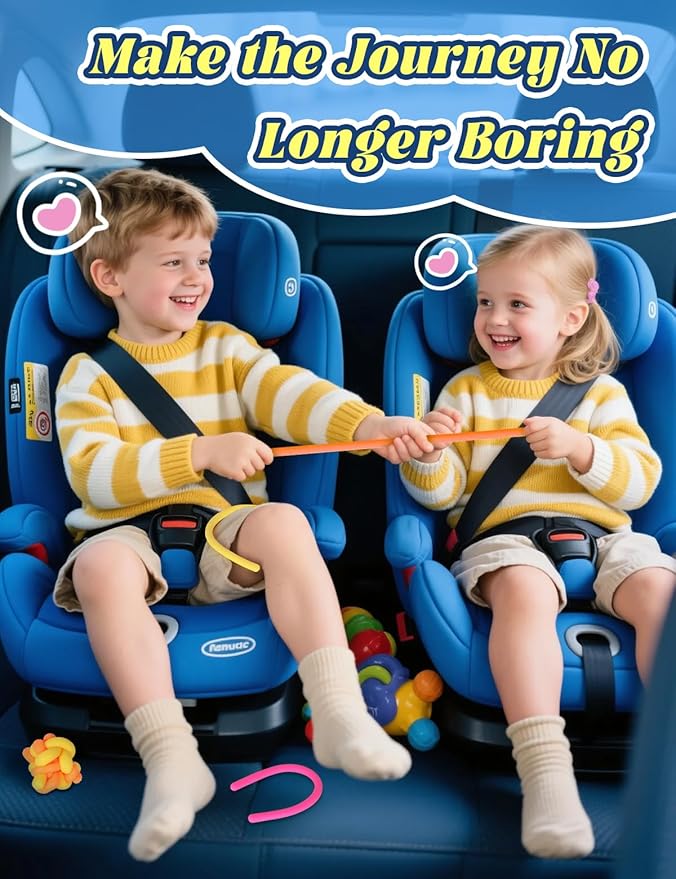 10 Pack Sensory Toys for Kids – Upgraded Extra-Thick Stretchy Sensory Strings for Autism, ADHD, Anxiety – Durable Toys in Gift Box for Boys & Girls, Travel & Classroom Use – Smooth