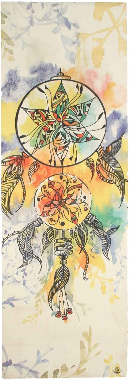 Shakti Warrior TPE Yoga Mat - Artist Designed, Premium eco friendly mats, Non Slip, Non toxic, Great For Regular & Hot Yoga, Pilates and Workouts (72 inch x 24 inch x 6mm thick)