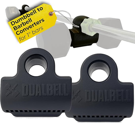 Dumbbell Barbell Converter - Dumbbell Converter Home Gym Equipment, for 1" Standard Bars, Up to 250lb Capacity Barbell Adapters- Versatile Weight Lifting Set, Suitable for Men and Women