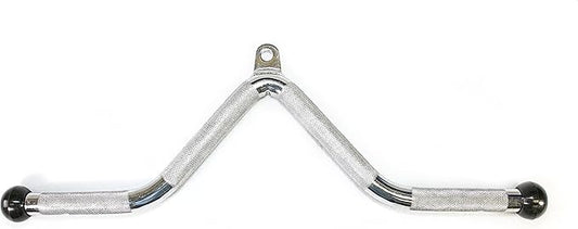 Ader Deluxe Tricep Press Down V Bar Handle Cable Attachment for Gym Fitness w/Ball End
