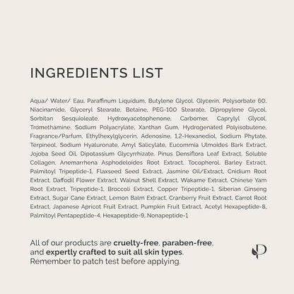 PLANTIFIQUE Korean Jojoba Oil & Hyaluronic Acid Face Massage Serum – Hydrating Anti-Aging Collagen & Niacinamide Formula – Perfect for Gua Sha Facial Massage – Gift for Men & Women