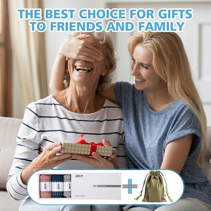 BKP Yoga Socks For Women,Non slip Grip Pilates Socks Suitable For Ballet,Plasticity,Dance,Home,Training