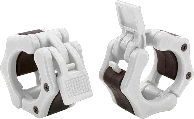 Olympic Barbell Collar 2 inch Quick Release Pair of Locking 2" Pro Weight Bar Plate Locks Clamp Clips for Workout Weightlifting Fitness Training