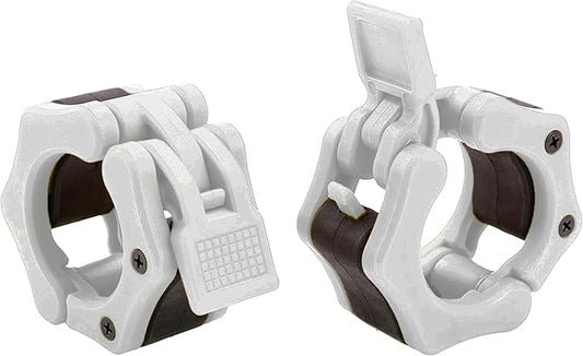 Olympic Barbell Collar 2 inch Quick Release Pair of Locking 2" Pro Weight Bar Plate Locks Clamp Clips for Workout Weightlifting Fitness Training