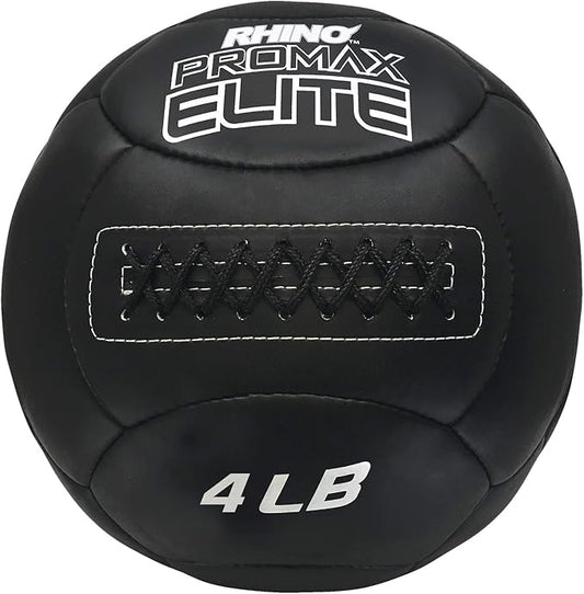 Champion Sports Rhino Promax Elite Slam Ball – Soft Shell, Non-Slip Grip, Multiple Weights Available, 14” Diameter, for Weightlifting, Plyometrics, Cross Training & Home Gym Fitness
