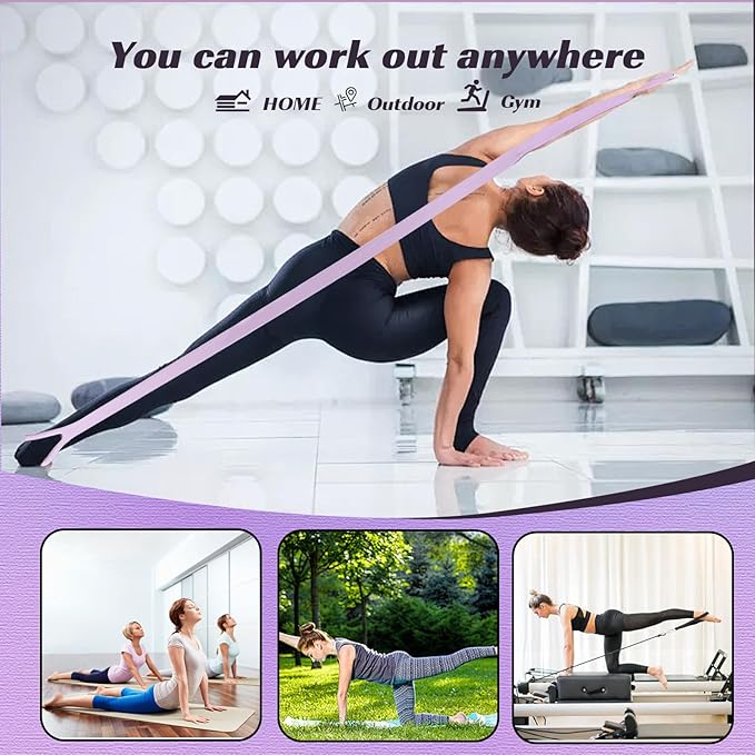Resistance Bands, Figure 8 Fitness Resistance Bands with Handles, arm Bands for Workout