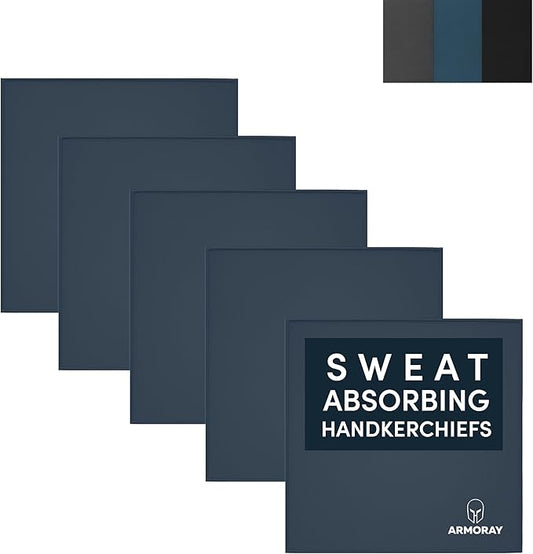 ARMORAY Sweat Absorbing Towel Handkerchief – Quick-Dry Microfiber Gym Towels for Face, Hands & Body – Workout Towel for Men, Sport Rag, Perfect for Tennis, Pickleball & Sauna Use by Women