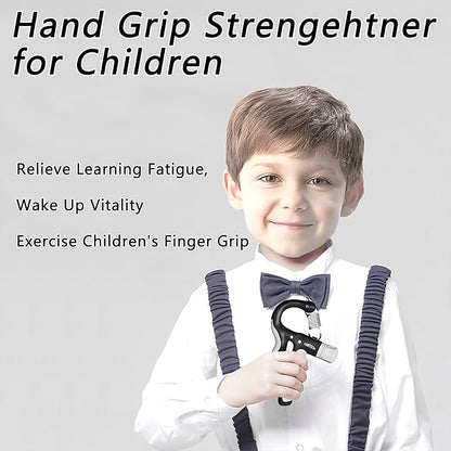 Hand Grip Strengthener for Kids and Youth, Adjustable Resistance Hand Gripper 11-45Lbs, Hand Grips for Strength Training, Stress Relief Grip