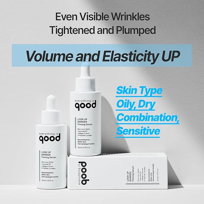LOOK UP BARRIER Firming Serum– Vegan Collagen Peptide Hydrating Formula