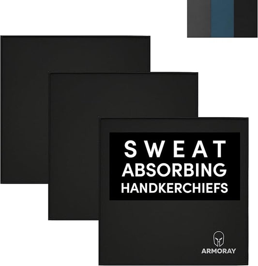 ARMORAY Sweat Absorbing Towel Handkerchief – Quick-Dry Microfiber Gym Towels for Face, Hands & Body – Workout Towel for Men, Sport Rag, Perfect for Tennis, Pickleball & Sauna Use by Women