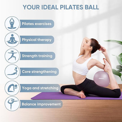 APEXUP Yoga Ball Exercise Ball Anti Slip Heavy Duty for Fitness, Balance & Core Workout