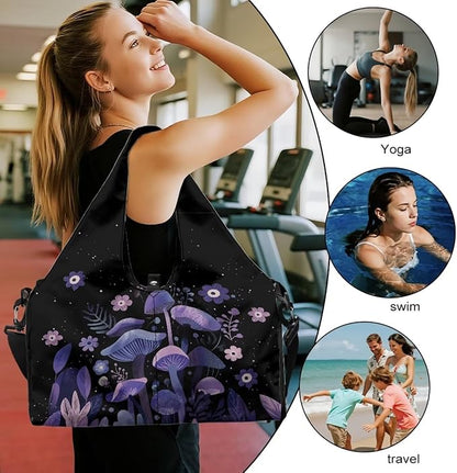 Yoga Mat Bag for Women Men Large Carryall Tote with Adjustable Shoulder Strap for Gym Yoga Travel Pilates Office