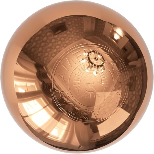 Premium Pure Solid Copper Ball 4 Inch Dia (10 lb 10 Oz) Healing Energy Orb Sphere Mineral Crystal Mental Agility Grounding Movement Therapy Single Pack (4 Inch)