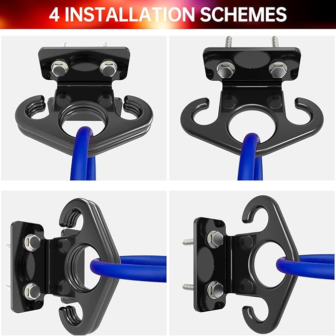 Resistance Band Wall Anchor Set，No Weld Wall Mount for Exercise Bands & Suspension Straps Resistance Band Wall Mount System Compact Strength Training Kit for Home Gym Workouts & Physical Therapy