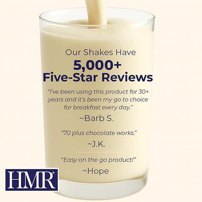 HMR 120 Vanilla Shake Meal Replacement Powder | Vanilla Shake Mix to Support Healthy Weight Loss | 12g of Protein | Nutritional Drink | Low Calorie Food | 12 Servings