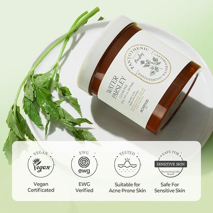 SKINFOOD Pantothenic Water Parsley Clear Toner Pad, Daily Exfoliating Pads for Sensitive Skin, Korean Skincare Sebum Control Face Toner for Trouble Skin, 8.81 oz (60 Pads)