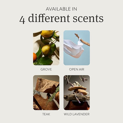 Drift Home Scent Diffuser Refills in Teak (2 Refills) - Adjustable and Long Lasting Diffuser Aroma - Clean Ingredients, Pet Safe