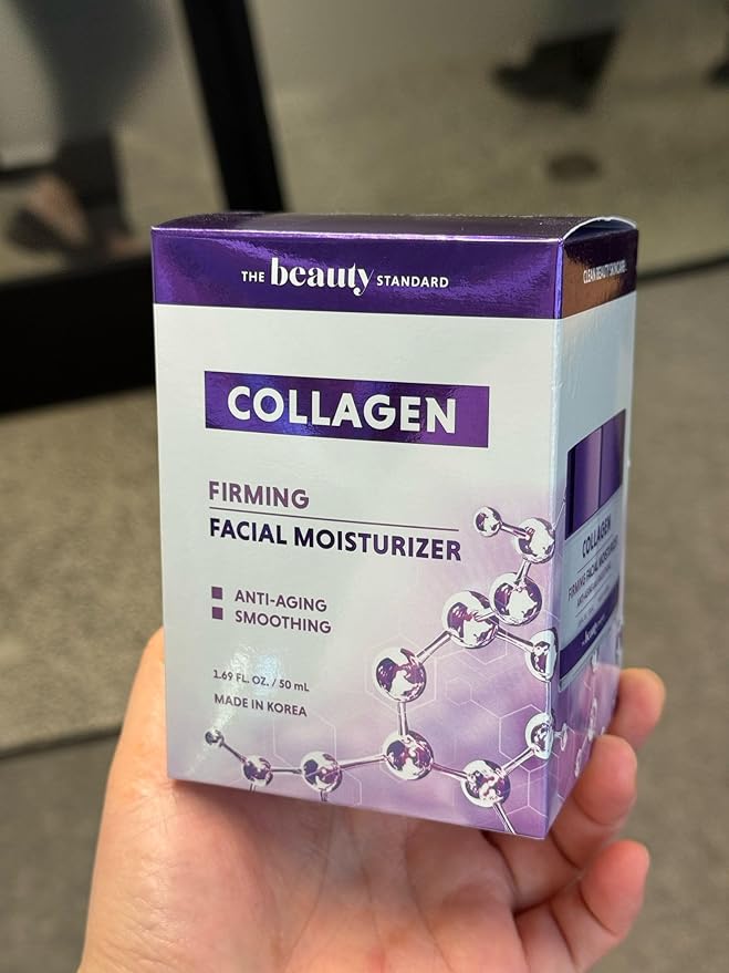 Collagen Daily Face Moisturizer - Anti-Aging, Skin Firming, Hydrating - Dermatologist Tested, Clean Beauty, Cruelty-Free Korean Skin Care for All Skin Types - 1.69 fl. oz (2 Pack)