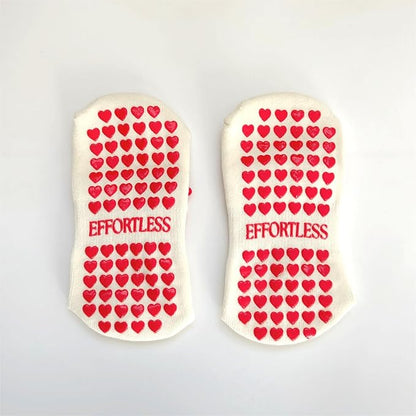 Crew Half Calf Grip Socks, Cutest Fruits Pilates Socks, Ruffle socks, Non-Slip, Barre Yoga Fitness