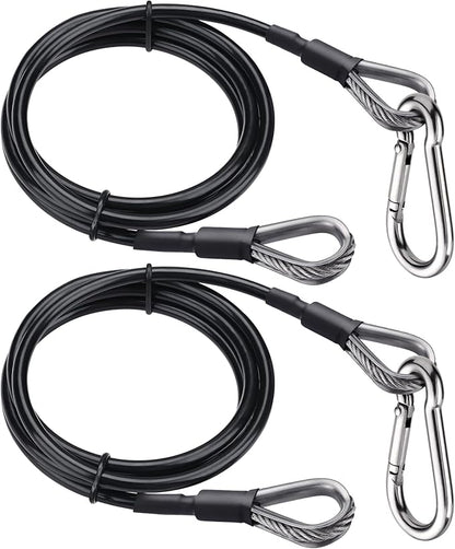 TOBWOLF Gym Cable Extension, Fitness Extension Rope Attachment Compatible with Home Gym Accessories Thick 0.2", Replacement Gym Cable Machine Extension for LAT/Tricep Pull Down, Leg Extensions Machine