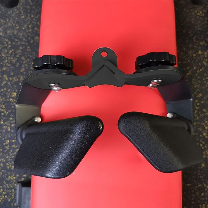 KORIKAHM Adjustable Lat Pull down Bar, Cable Machine Attachments for Gym, Home Gym Fitness T-bar Row Pulldown Attachments, Lat Pull Down Machine Wide Grip Neutral Grip Handle