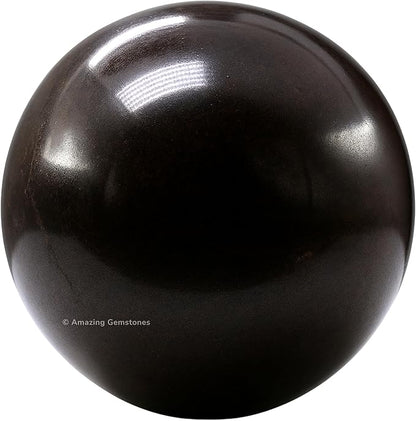 Amazing Gemstone Garnet Crystal Ball with Stand - 2 Inches Crystal Sphere Meditation Balls for Witchcraft and Decorative Balls