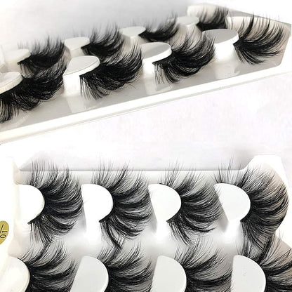 Mikiwi 25mm Faux Mink Lashes, 25mm Lashes, 6D Faux mink lashes, Faux Mink Eyelashes, Dramatic Lashes, Faux Mink Eyelashes (6D4-01)