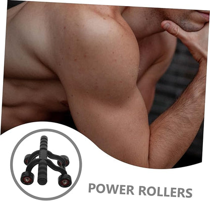 SUPVOX 1PC Abdominal Muscle Exercise Wheel for Home Gym Skid Handle Up to Weight Bearing for Upper Body Workouts Suitable for Beginners to Pros