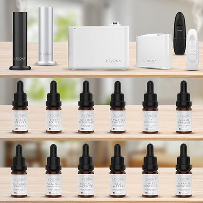 Levona Scent Essential Oils for Diffusers for Home: Miami Dreams Hotel & Home Luxury Scents Fragrance - Aroma Oil with Notes of Bergamot Oil & Pine Essential Oil -10 Ml Scented Oils for Diffuser
