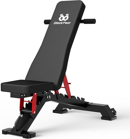 Weight Benches for Home Gym - Adjustable Workout Bench Press 1300lb Capacity Heavy Duty for Exercises Incline Flat Decline Sit-Ups