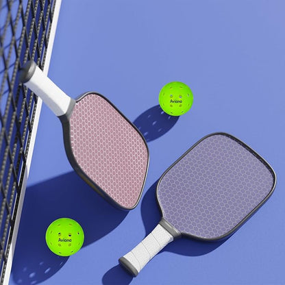 Pickleball Balls 40 Holes Premium Outdoor Pickleball Balls | 3, 6,12 Packs USAPA Approved Tournament and Competition Ball | Consistent Bounce, Suitable for All Competition Neon