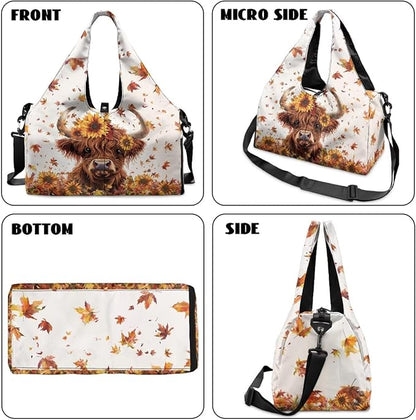 Yoga Mat Bag for Women Men Large Carryall Tote with Adjustable Shoulder Strap for Gym Yoga Travel Pilates Office