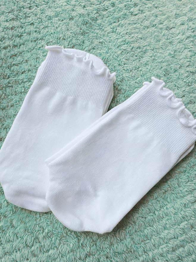 3/6 Pairs Cute Pilates Socks with Grips,Yoga Socks Barre Sock Non Slip Embroidery for Barre Ballet Barefoot Workout