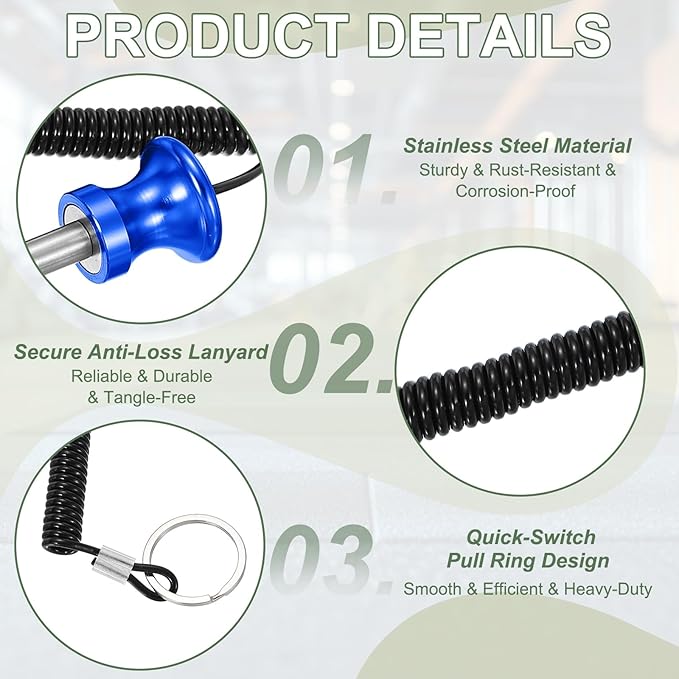 Weight Stack Pin, Weight Gym Pin Strength Training Equipment Replacement with Pull Rope for Home Gym Club