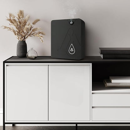 AromaPlan Smart Scent Air Machine for Home + 2 Fragrances– Smart Cold Air Technology, Hotel Collection Diffuser, Waterless Whole House Scent Diffuser with Top Picks Fragrance Kit, Black