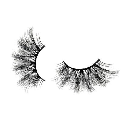 Mikiwi 25mm Lashes, Dramatic 6D Faux Mink Lashes, Fluffy Volume Eyelashes, Thick Crossed Lashes, Long Faux 25mm Mink Lashes