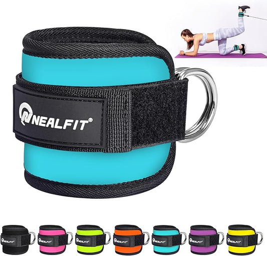 Ankle Strap for Cable Machine, Gym Ankle Cuff for Kickbacks, Leg Extensions, Glute Workouts, Booty Hip Abductors Exercise for Women and Men