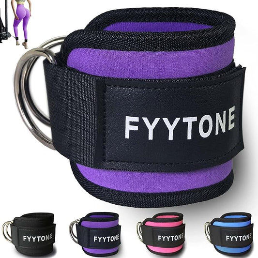 Ankle Strap(Pair) for Cable Machine, Ankle Cuff for Kickbacks, Leg Extensions, Lower Body Exercises, Glute Workouts, Booty Hip Abductors Exercise, for Home & Gym