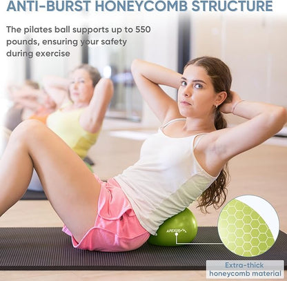 APEXUP Yoga Ball Exercise Ball Anti Slip Heavy Duty for Fitness, Balance & Core Workout