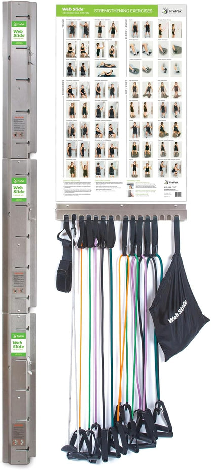 Web Slide Professional System — Perfect for Dynamic Warm-ups, Crossfit, Stretching, and Strength Building — Physical Rehab Equipment for Clinic, Home, or Gym