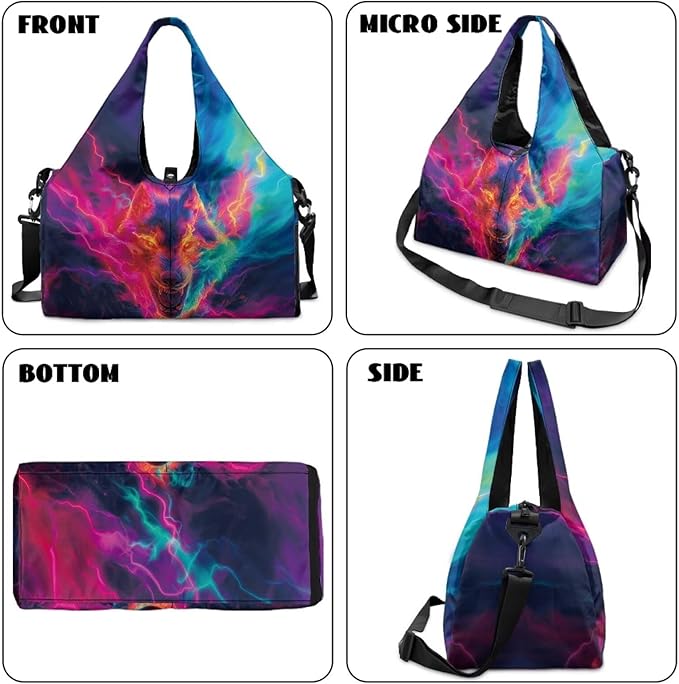 Yoga Mat Bag for Women Men Large Carryall Tote with Adjustable Shoulder Strap for Gym Yoga Travel Pilates Office
