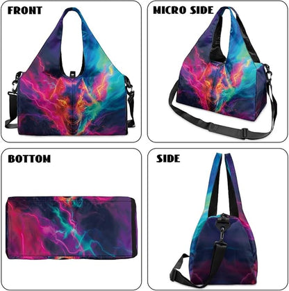 Yoga Mat Bag for Women Men Large Carryall Tote with Adjustable Shoulder Strap for Gym Yoga Travel Pilates Office