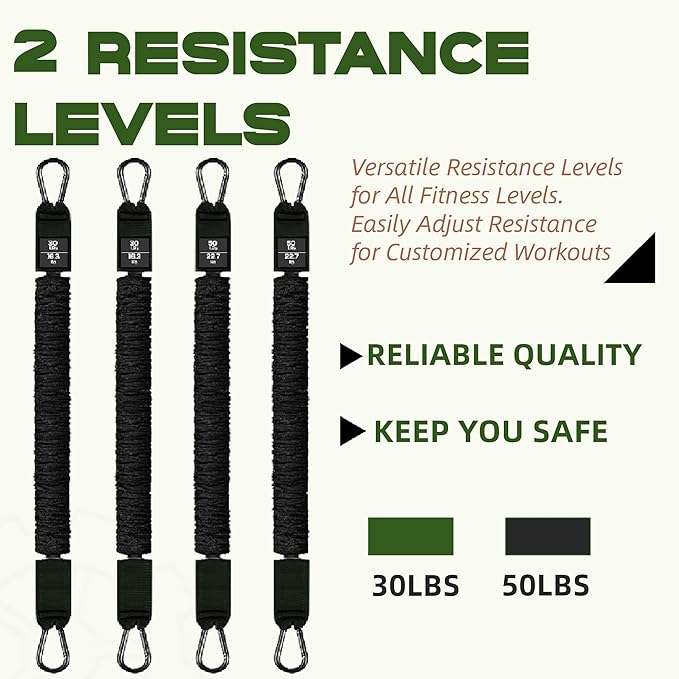 Home Gym Equipment Resistance Bands, Dual-Handle Design, Door Anchor, Door Workout Equipment for Triceps, LAT, Arms, Back, Abs, Shoulder