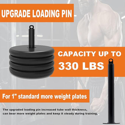 Weight Cable Pulley System Gym Upgraded Fitness LAT and Lift Pulley Attachments Tricep Workout Pulley System with Adjustable Length Cable for Home Gym LAT Pull Down Biceps Curl Tricep Arm Workouts