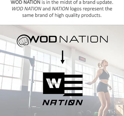 WOD Nation Wrist Wraps for Weightlifting & Strength Training – Professional Gym Straps w/Thumb Loop for Men & Women