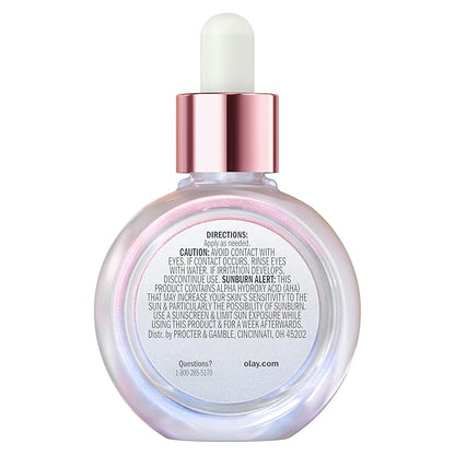 Olay Super Serum - Niacinamide, Vitamin C & E, Collagen Peptide, AHA - 5-in-1 Skin Care Benefits for Face - Healthy Glow, Brightening, Hydrating, Smoothing, Firming, Evens Tone, Anti-Aging, 1.0 Oz