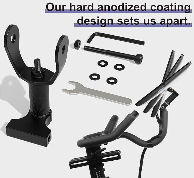 360° Pivot for Peloton Bikes Screen Accessories, Peloton Screen Swivel Mount, Peloton Swivel Screen Attachment, Easily Adjust and Rotate Movement Monitor Adjuster, Black